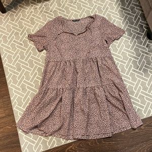 Shein Dusty Pink Babydoll Dress